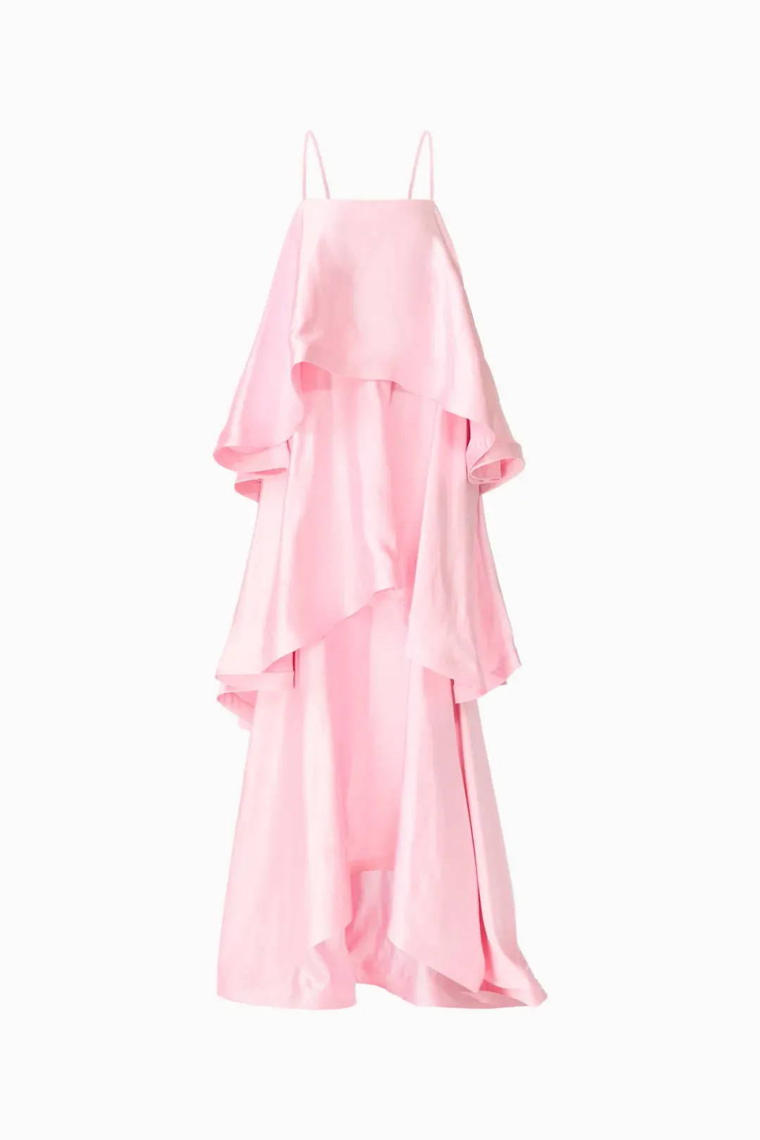 Elliatt Tilly Tiered Maxi Dress in Pale Pink Size S / AU 8 for rent on The Volte - main image