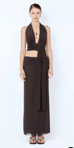 Bec and Bridge - Eva drape top and skirt set for rent on The Volte - image 1