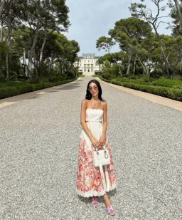 Zimmermann Devi Scallop Midi Dress in Floral Size 1 AU 10 for rent on The Volte - image 4
