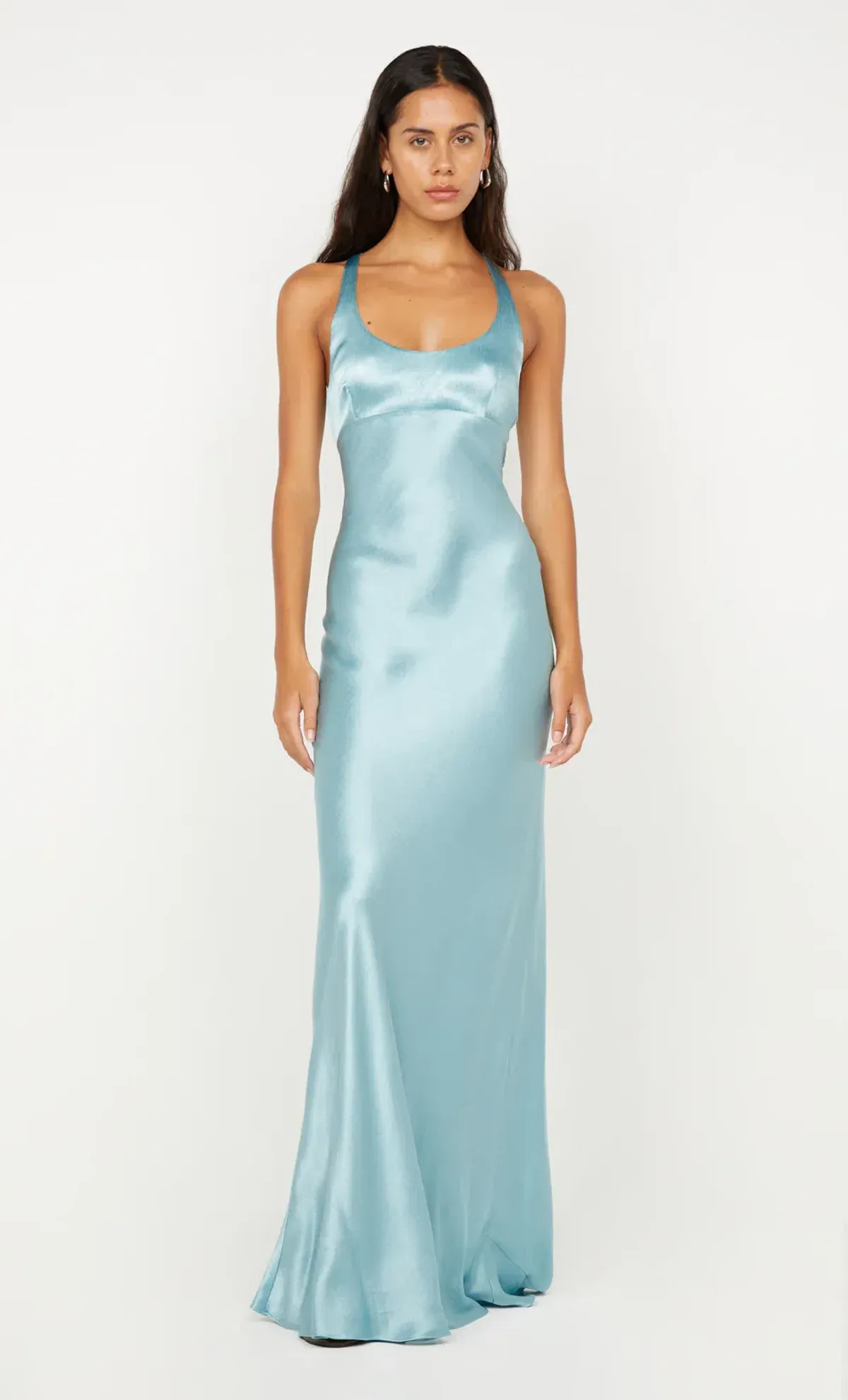 Bec and Bridge MAXINA CROSSOVER Maxi dress In Sea spray size 6 for rent on The Volte - main image