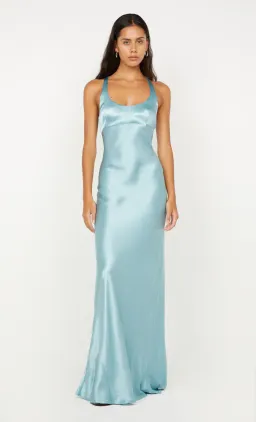 Bec and Bridge MAXINA CROSSOVER Maxi dress In Sea spray size 6 for rent on The Volte - image 1