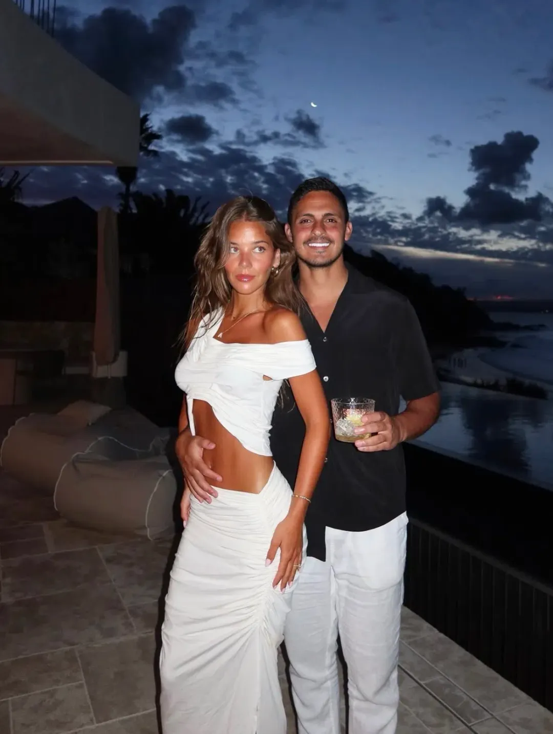 Koster Kulture Inka Top and Skirt Set in White Ivory Size S / 8 AU for rent on The Volte - main image