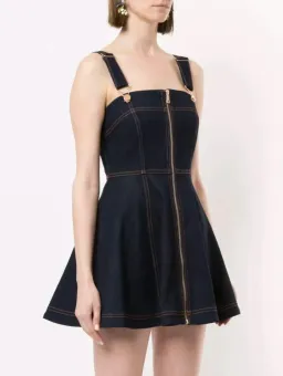 Alice McCALL Azure Denim Mini Dress Size AU 8 / S for rent on The Volte - image 1