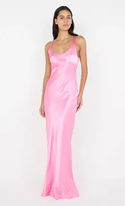 Bec and Bridge MAXINA CROSSOVER DRESS in candy pink size 6 for rent on The Volte - image 1