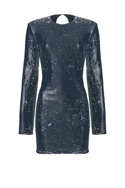 Elliatt Twilight Sequin Mini Dress | Size L for rent on The Volte - image 3