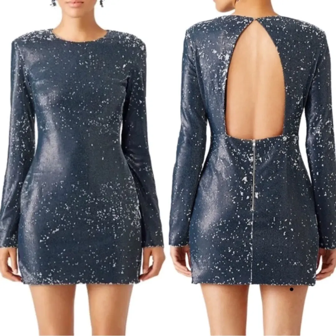 Elliatt Twilight Sequin Mini Dress | Size L for rent on The Volte - main image