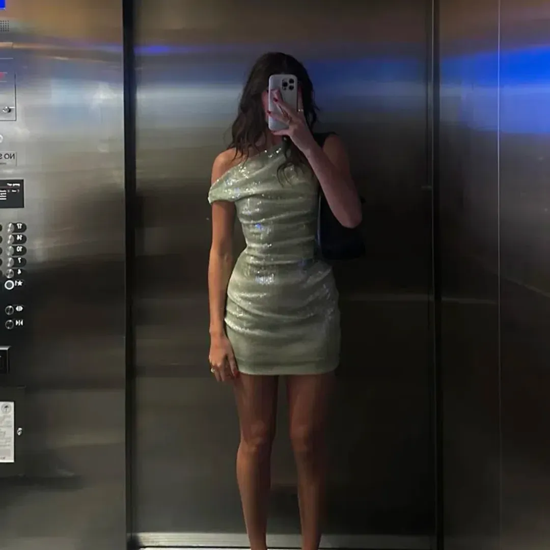 Bec & Bridge Brydie Asym Mini Dress Size 8 for rent on The Volte - main image