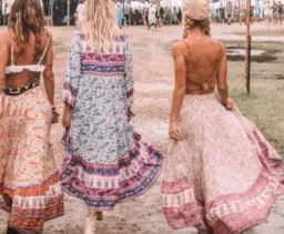 Spell & the Gypsy Love Castaway Skirt Maxi Floral Boho High Low Size Small Plum for rent on The Volte - image 4