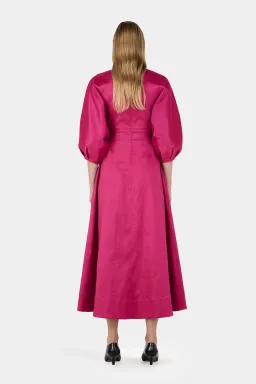 Hansen And Gretel Penelope Dress Magenta Pink Size 10 for rent on The Volte - image 2