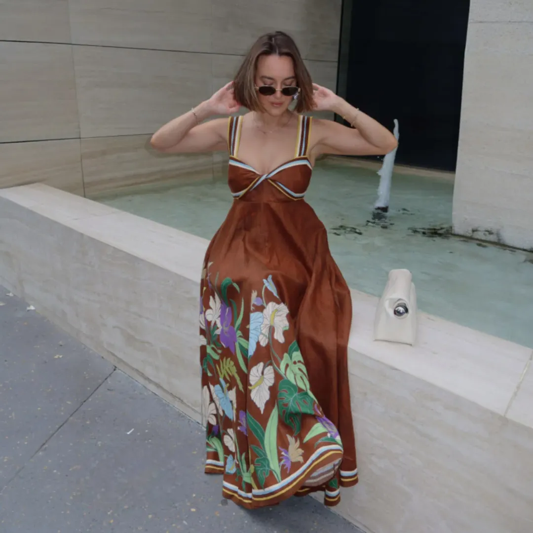 Alemais Alfie Twist Sundress Size 10 for rent on The Volte - main image