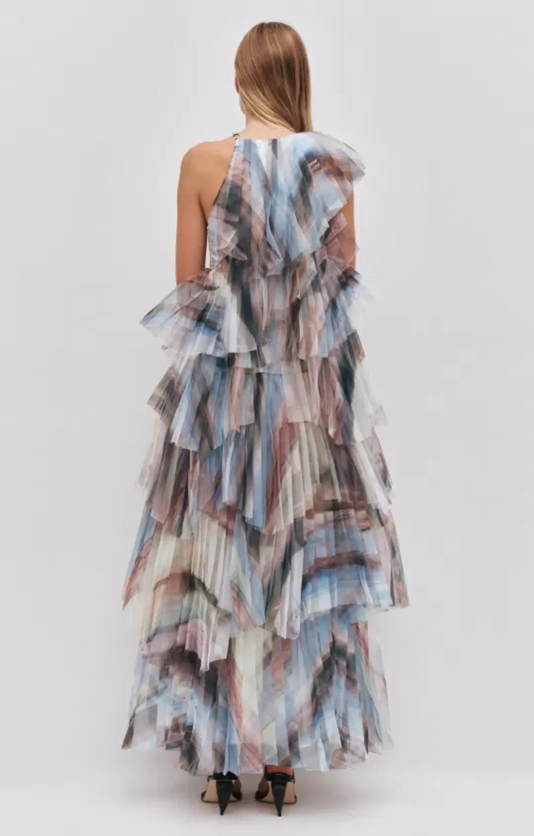 AJE Westlyn Gown Blue reverie Size 12 for rent on The Volte - main image