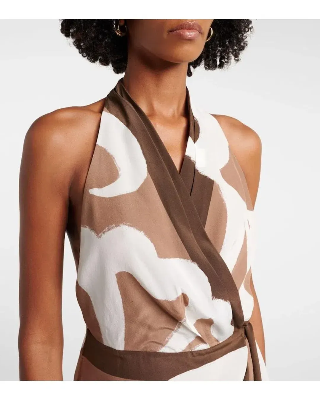 Sir The Label Portia Wrap Halter Mini Dress Size 2 / AU 10 for rent on The Volte - main image