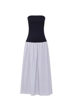 Anna Quan Amyra midi dress grey size Aus 6 for rent on The Volte - image 2