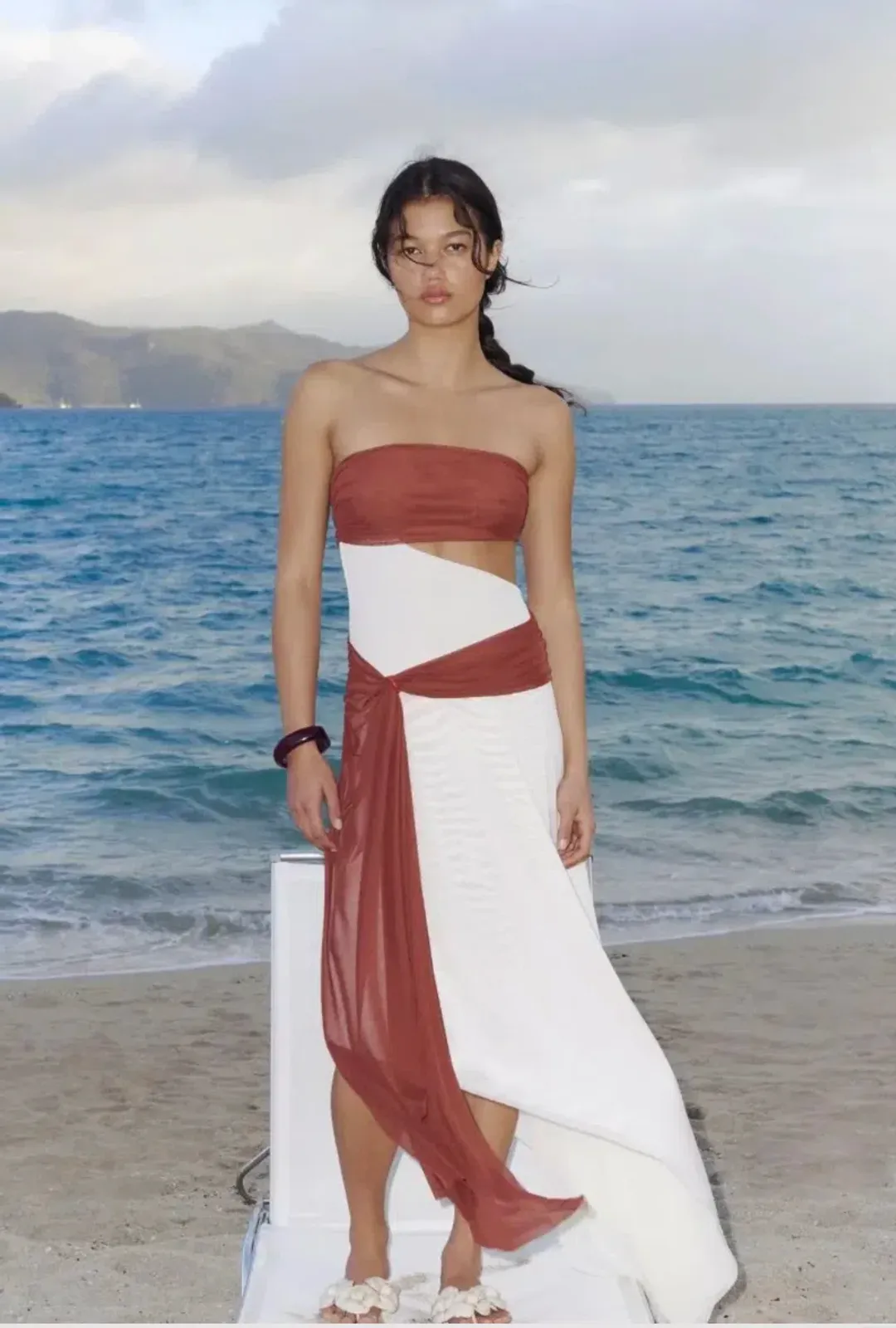 Bec & Bridge Ayla Dress Rust Size S/AU 8 for rent on The Volte - main image