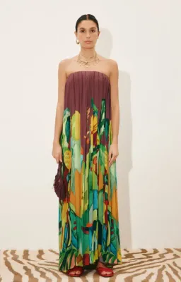 Alemais mokshini silk gown Size 10 for rent on The Volte - image 1