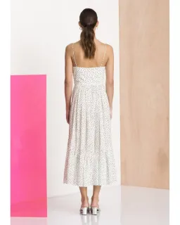 Bec & Bridge Miss Frenchie Midi Dress Polka Dot Size AU 8 for rent on The Volte - image 3