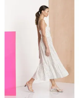 Bec & Bridge Miss Frenchie Midi Dress Polka Dot Size AU 8 for rent on The Volte - image 2