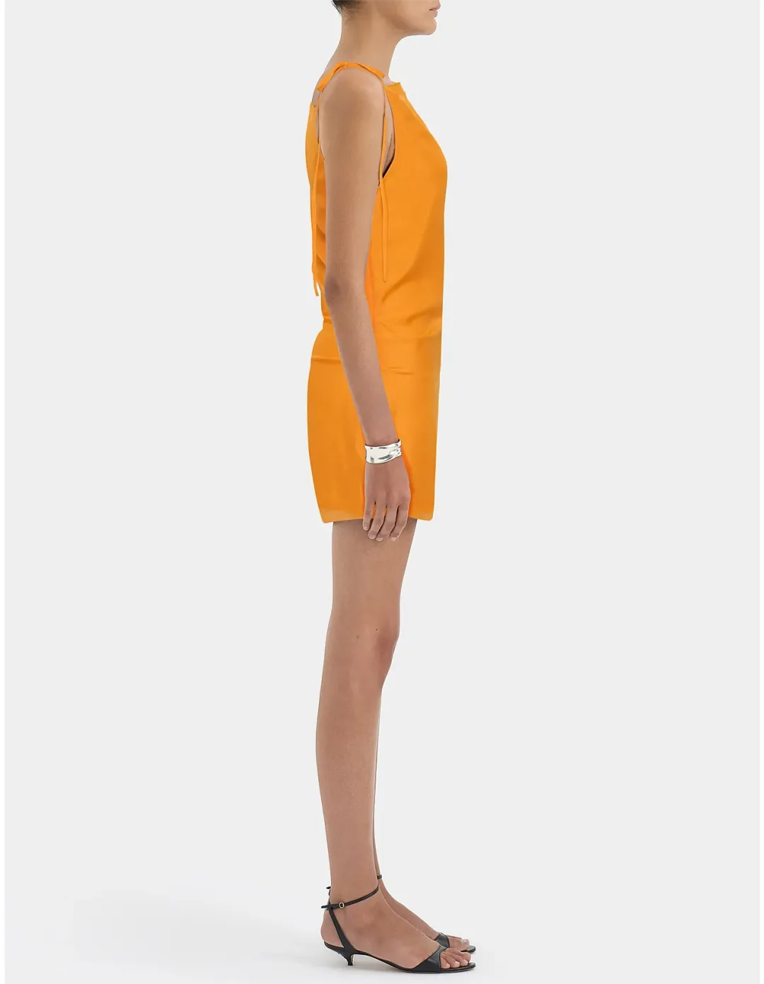 Sir The Label Isla Mini Dress Orange Size 6 for rent on The Volte - main image