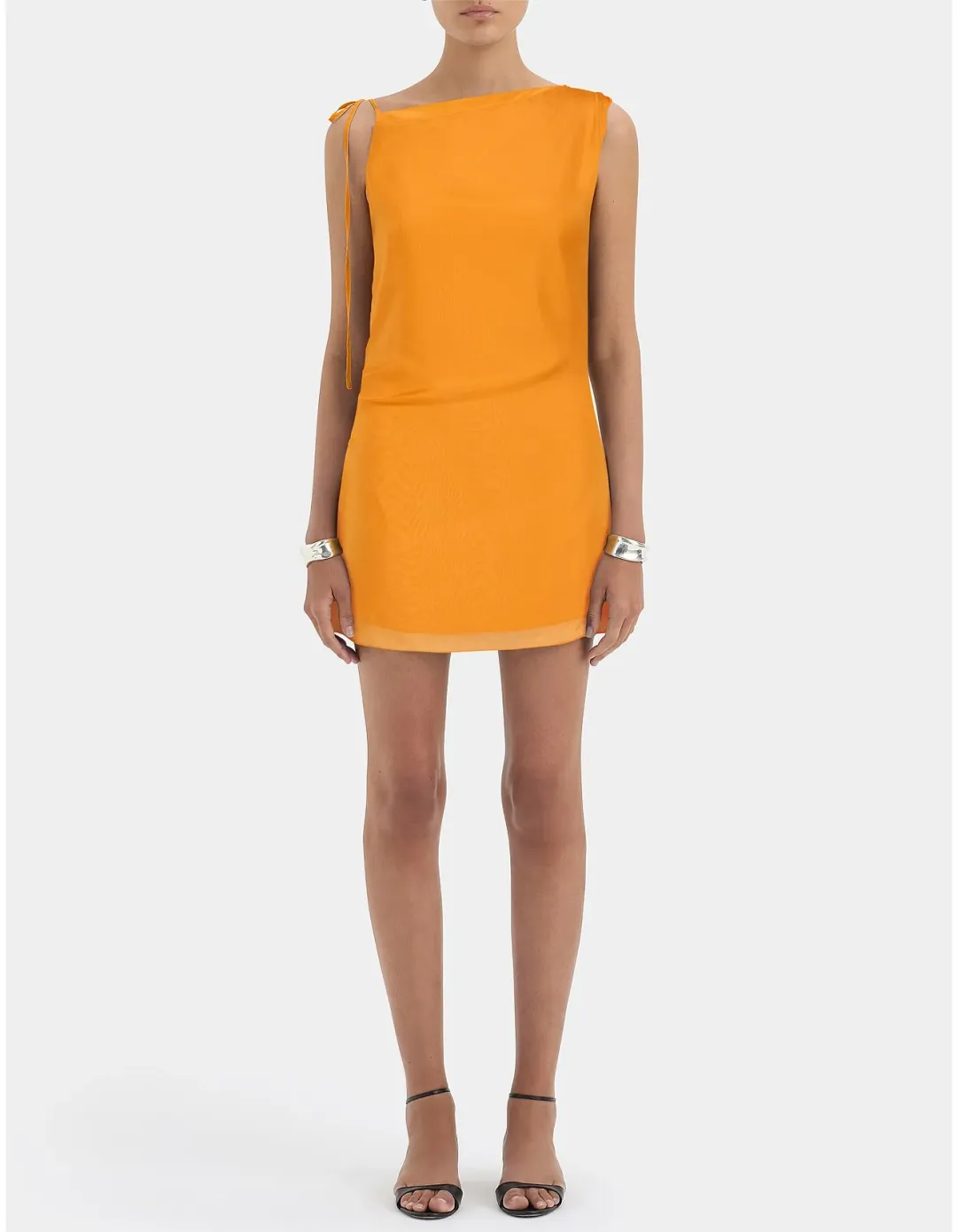 Sir The Label Isla Mini Dress Orange Size 6 for rent on The Volte - main image