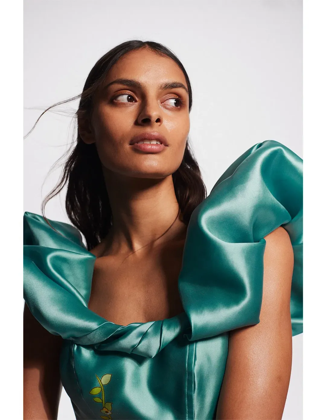 Alemais Regent Jade Mini Dress, Size 12 for rent on The Volte - main image