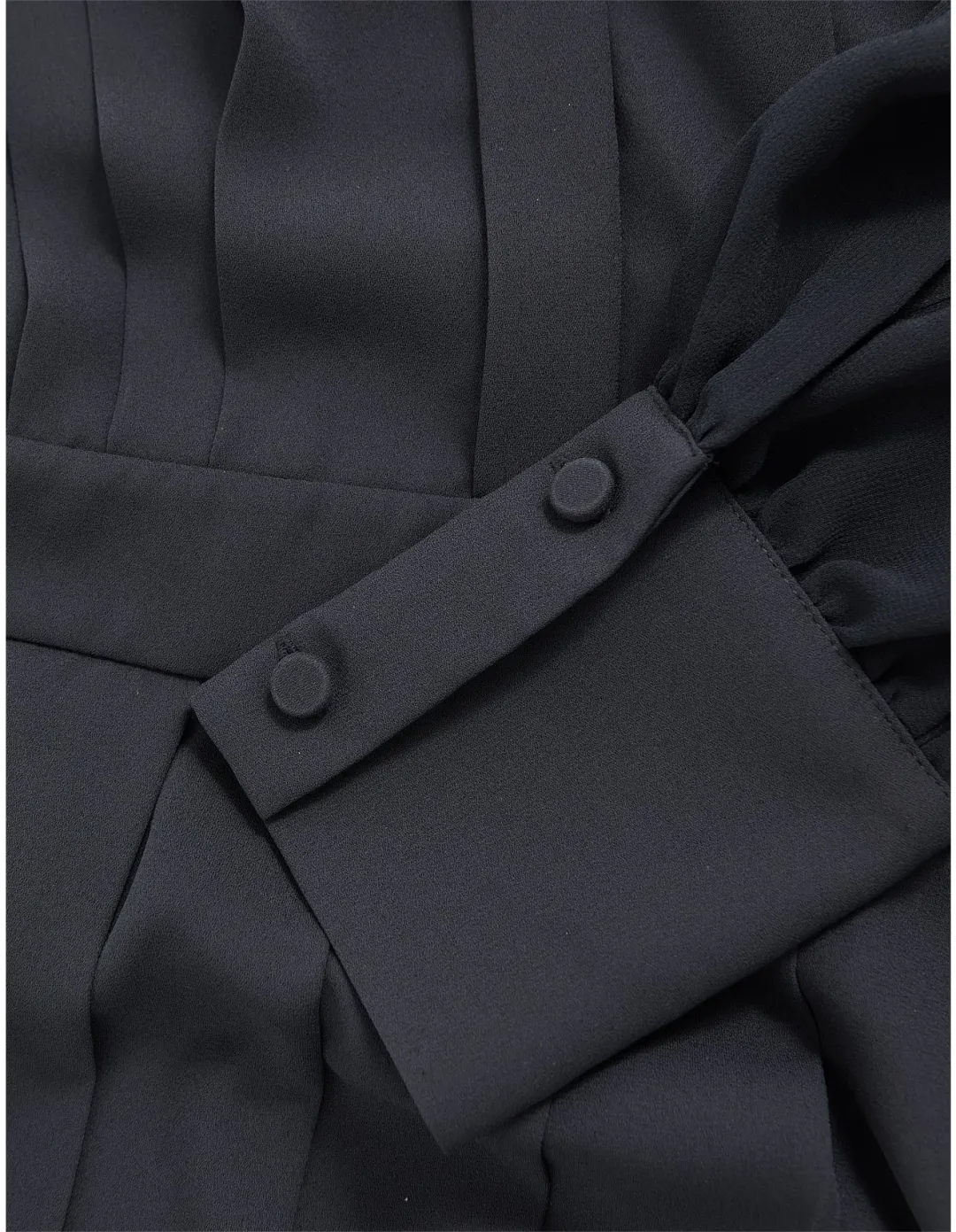 Reiss Giselle Pleat Mini Dress Navy Size 6 for rent on The Volte - main image