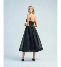 Zimmermann Hypnotic V Neck Midi Dress in Black Size 2 / AU12 for rent on The Volte - image 2