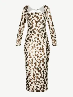 Rachel Gilbert Teddi Gown Brown 3/AU12 for rent on The Volte - image 4