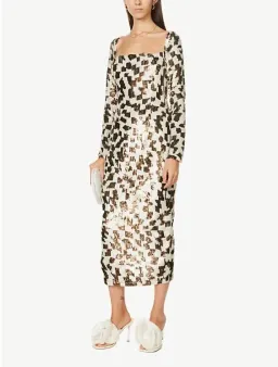 Rachel Gilbert Teddi Gown Brown 3/AU12 for rent on The Volte - image 1