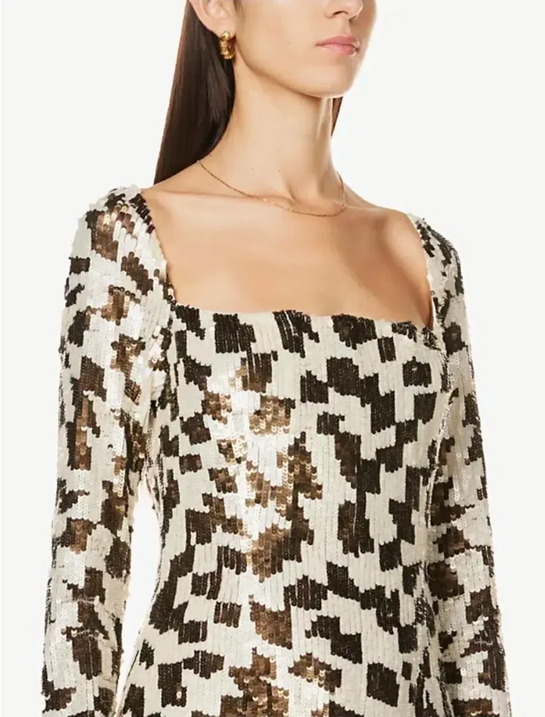 Rachel Gilbert Teddi Gown Brown 3/AU12 for rent on The Volte - main image