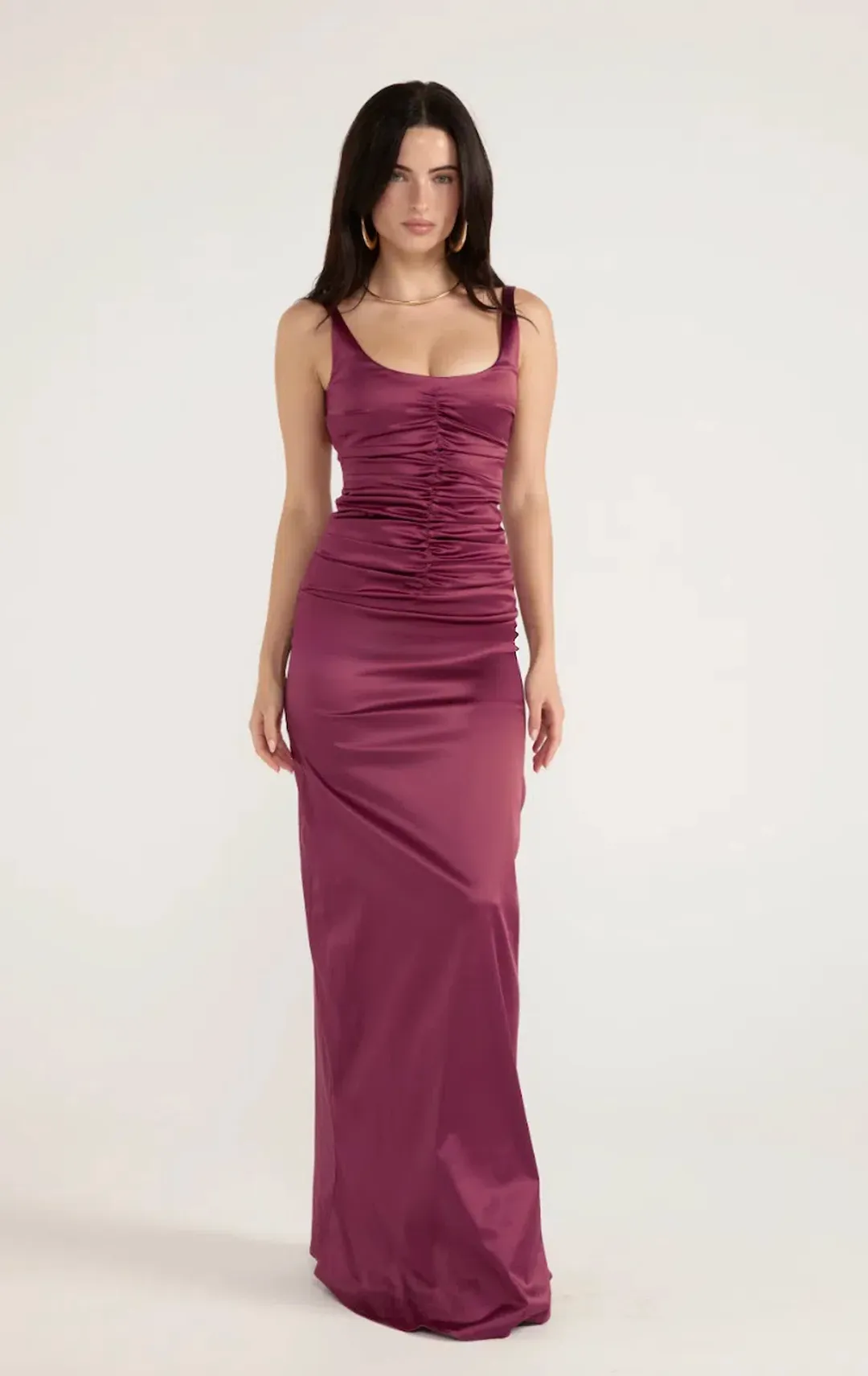 ATLEIN GOWN | PLUM for rent on The Volte - main image