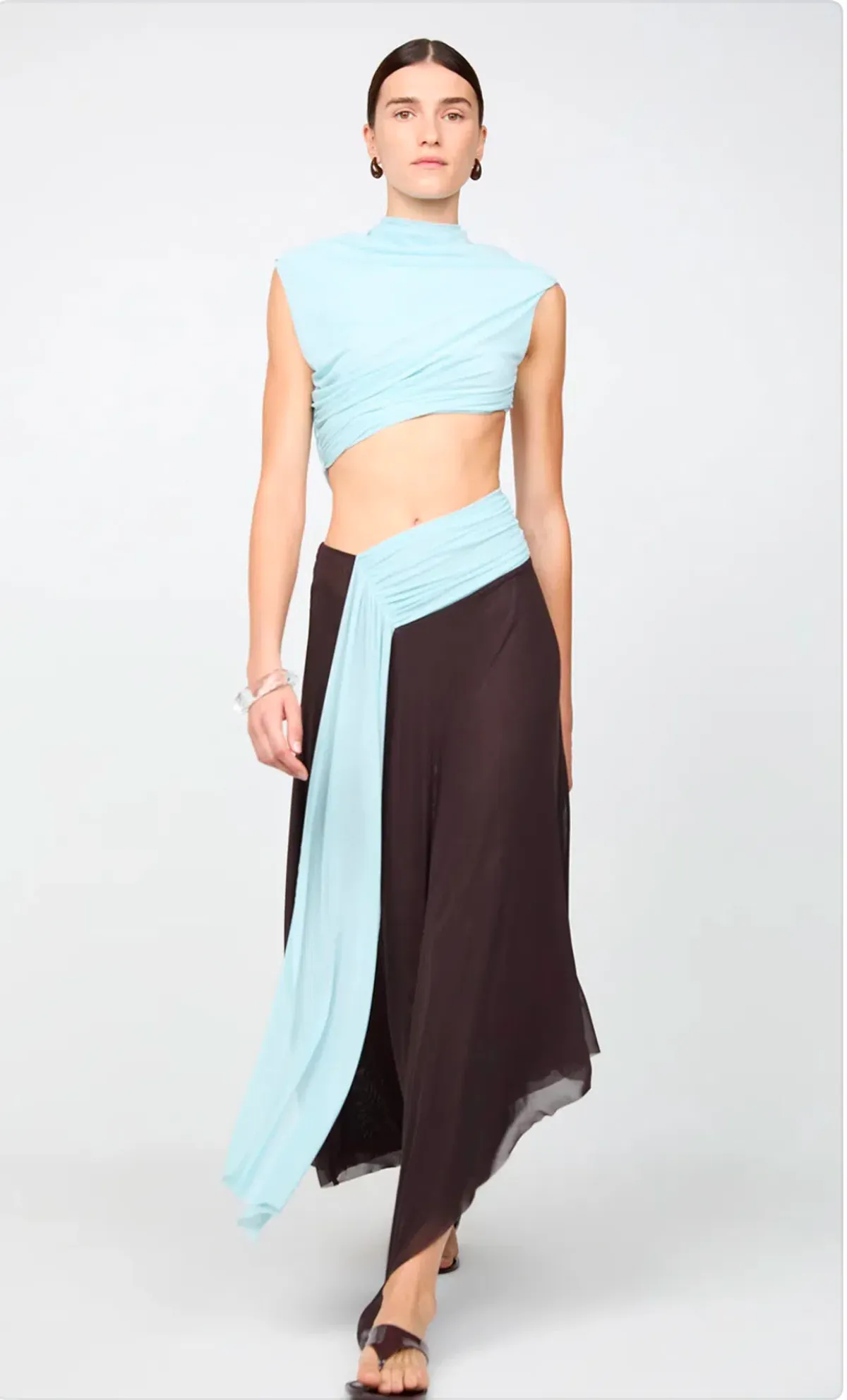 Bec and Bridge Conni Asym Midi Dress Size 10 for rent on The Volte - main image