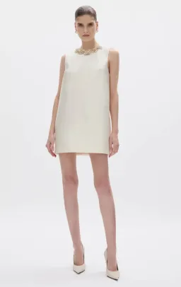 Rachel Gilbert Ludovica Shift Mini - White ivory AU 8   for rent on The Volte - image 1