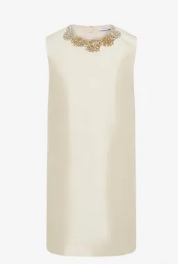 Rachel Gilbert Ludovica Shift Mini - White ivory AU 8   for rent on The Volte - image 4