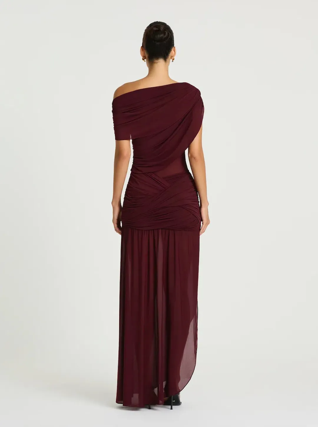 OTTO MAXI DRESS | PLUM - SIZE 6 for rent on The Volte - main image