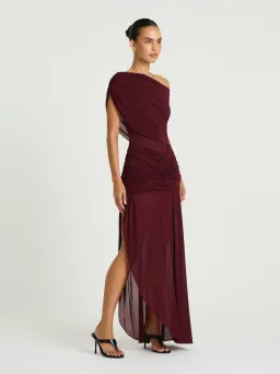 OTTO MAXI DRESS | PLUM - SIZE 6 for rent on The Volte - image 2
