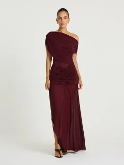 OTTO MAXI DRESS | PLUM - SIZE 8 for rent on The Volte - image 1