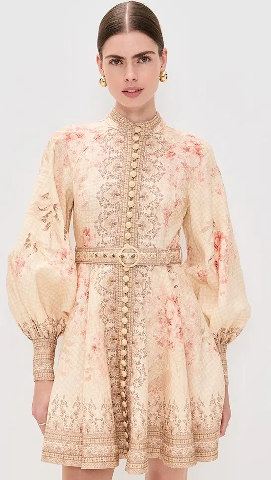 ZIMMERMANN ILLUMINATE BUTTONED MINI SIZE 4/16 for rent on The Volte - main image