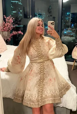 ZIMMERMANN ILLUMINATE BUTTONED MINI SIZE 4/16 for rent on The Volte - image 1