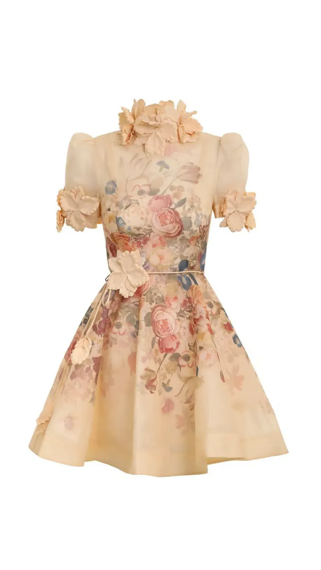 ZIMMERMANN LUMINOSITY FLORAL LIFT OFF FLORAL MINI SIZE 4/16 for rent on The Volte - main image