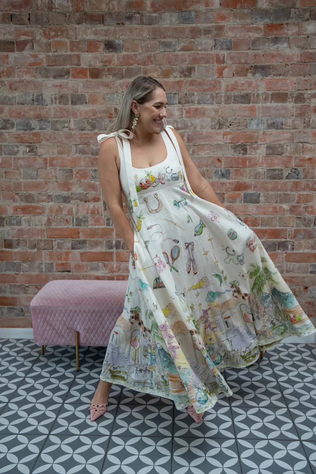 ALEMAIS ANOUK BALLET SUNDRESS SIZE 14 for rent on The Volte - main image