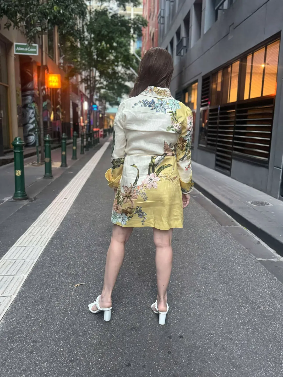 ALEMAIS OLEANDER MINI SHIRTDRESS SIZE 14 for rent on The Volte - main image