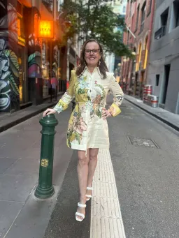 ALEMAIS OLEANDER MINI SHIRTDRESS SIZE 14 for rent on The Volte - image 1