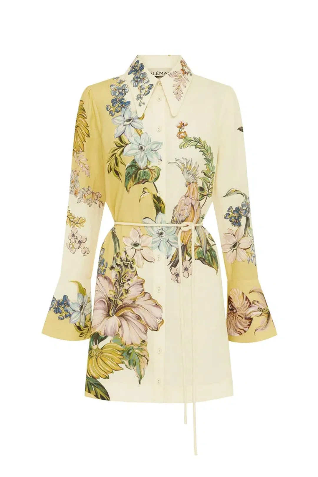 ALEMAIS OLEANDER MINI SHIRTDRESS SIZE 14 for rent on The Volte - main image