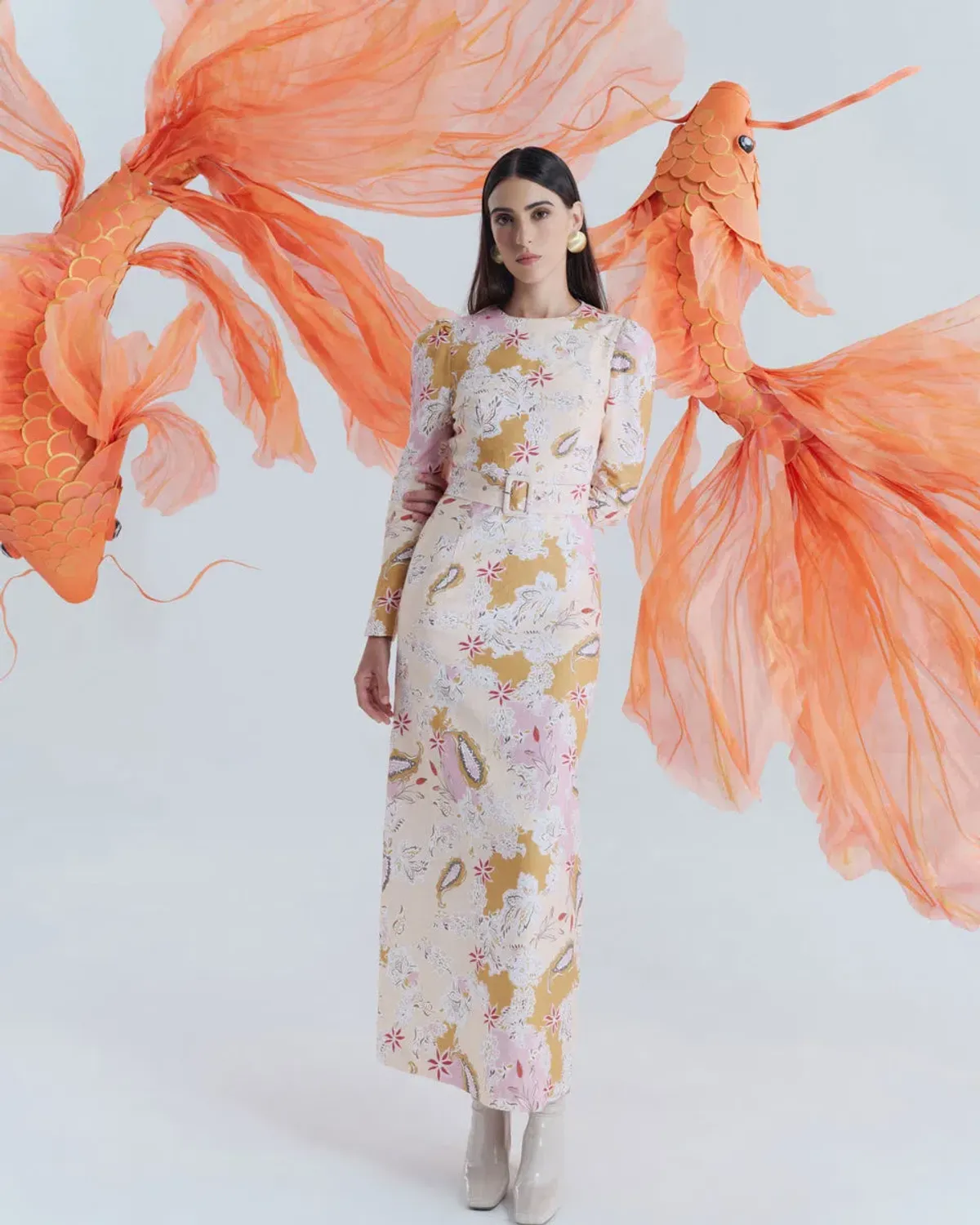 JUSTIN TONG HAZEL MIDI [ENCHANTED WATERS] for rent on The Volte - main image