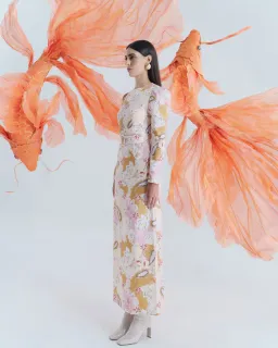 JUSTIN TONG HAZEL MIDI [ENCHANTED WATERS] for rent on The Volte - image 3