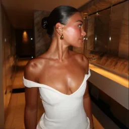 Arcina Ori Avery Dress In Ivory Size Medium (10) for rent on The Volte - image 2