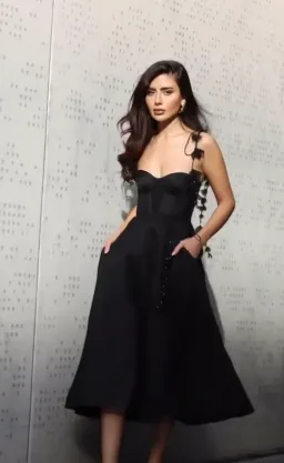 ZIMMERMANN NATURA CORSET MIDI [BLACK] SIZE 3/14 for rent on The Volte - image 1