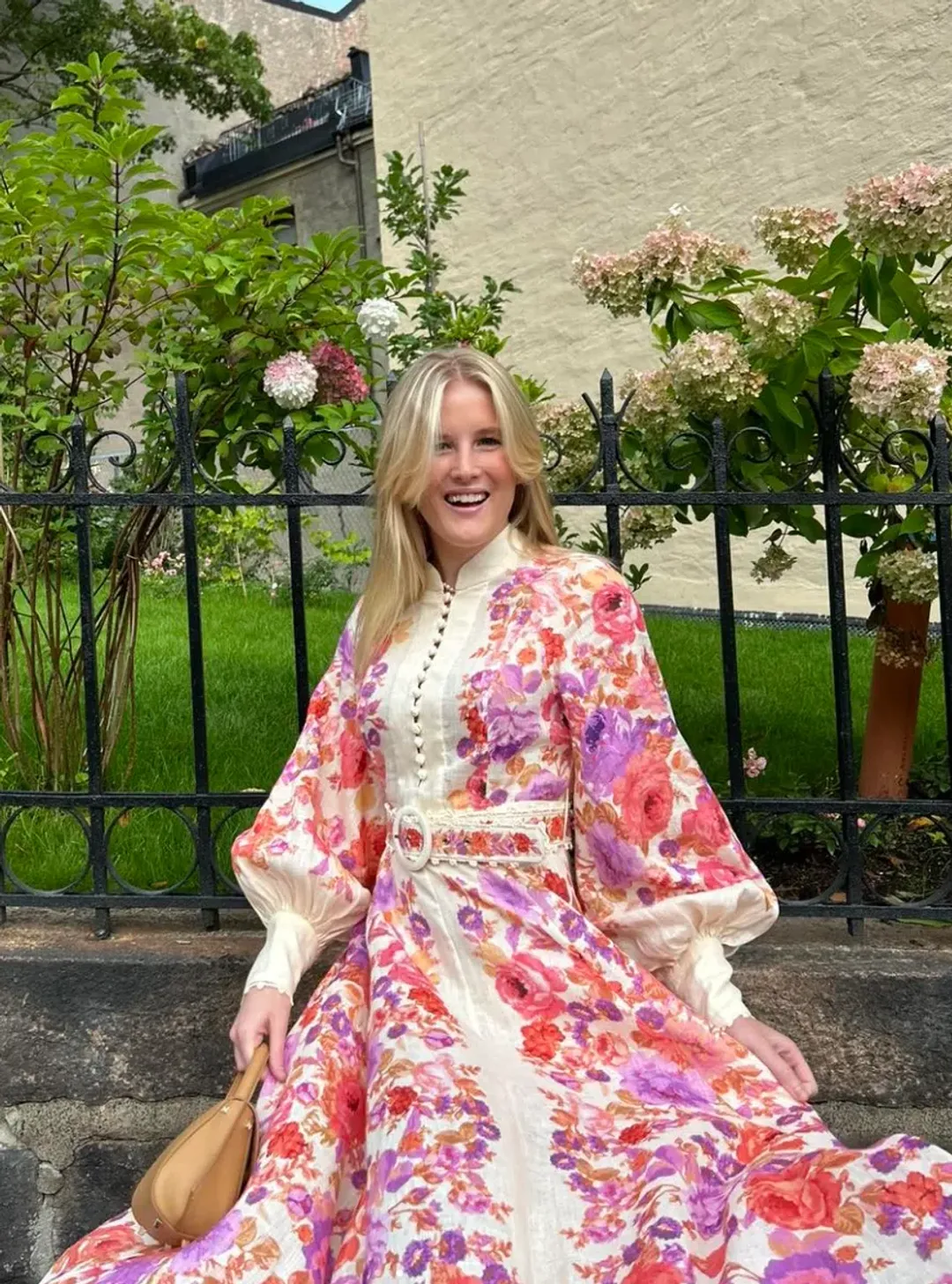 ZIMMERMANN RAIE BILLOW MIDI SIZE 3/14 for rent on The Volte - main image