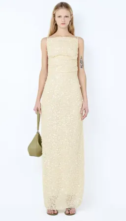 Bec & Bridge CABINE MAXI DRESS Cream Size 10 for rent on The Volte - image 1