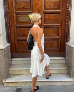 With Jean Sharni set white/cream size XS/S for rent on The Volte - image 6